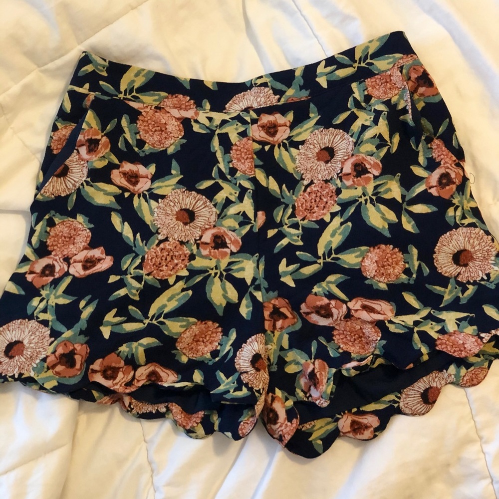 June & Hudson floral shorts